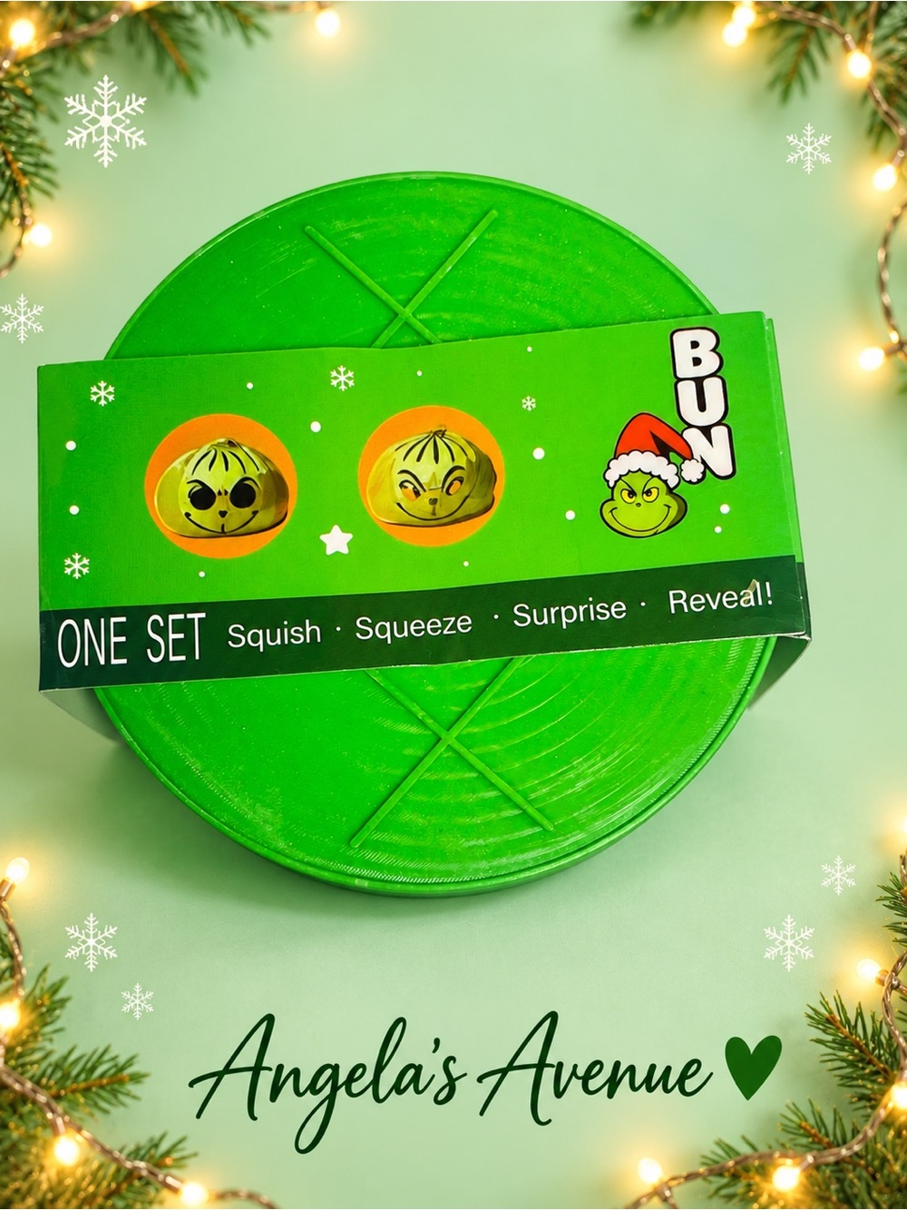 Grinch Mystery Squishy Dumplings Bun What Grinch Will You Get - Picture 6 of 9